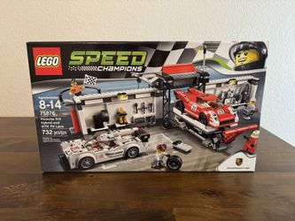 LEGO SPEED CHAMPIONS (75876) Porsche 919 Hybrid and 917K Pit Lane ~Brand New & Sealed~ Firm Price Pickup Only