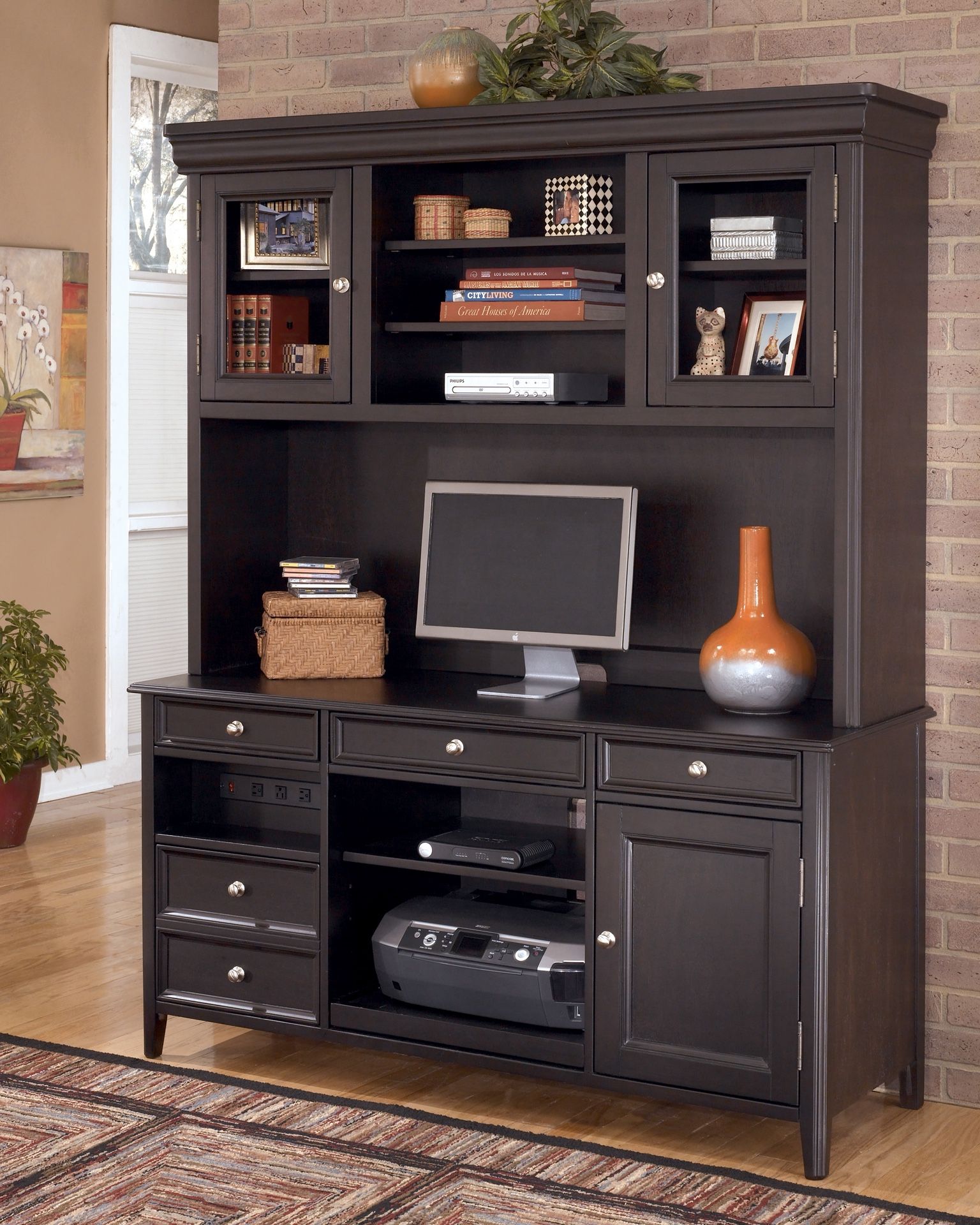 FOR SALE – $250 OBO Carlyle Home Office Large Credenza & Short Desk Hutch