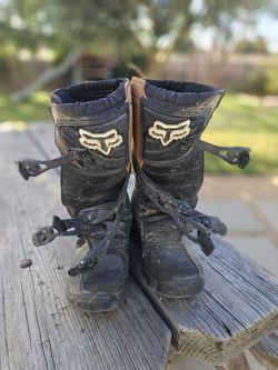 Fox Racing Youth Comp 3 Motocross Boots Size Y7
