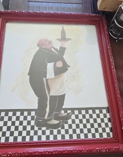 3 Italian Chef Pictures In Frame