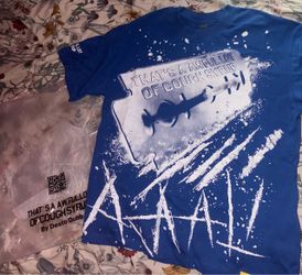 Blue awful lotta cough syrup shirt(Size S)
