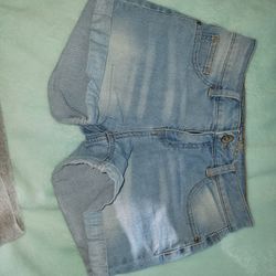3 Pair Of Shorts From Justice Store In Girls Size 10-12 Yrs Old All For $18