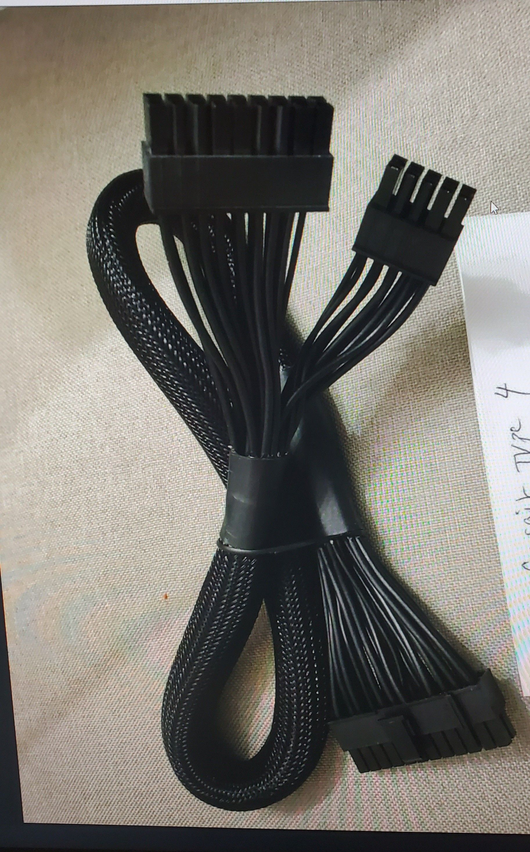 24 Pin Power Cable for Corsair Power Supply