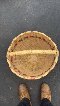 Canasto de Carrizo original y echo amano mexicano