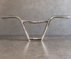 9.5” Bassett V-Blade handlebars Chrome BMX Bars