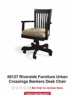 Riverside Crossings Banker's Desk Chair