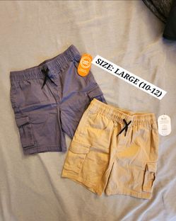 BOYS CARGO SHORTS (10-12)