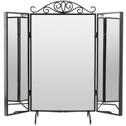 This is the IKEA KARMSUND table mirror in black like new