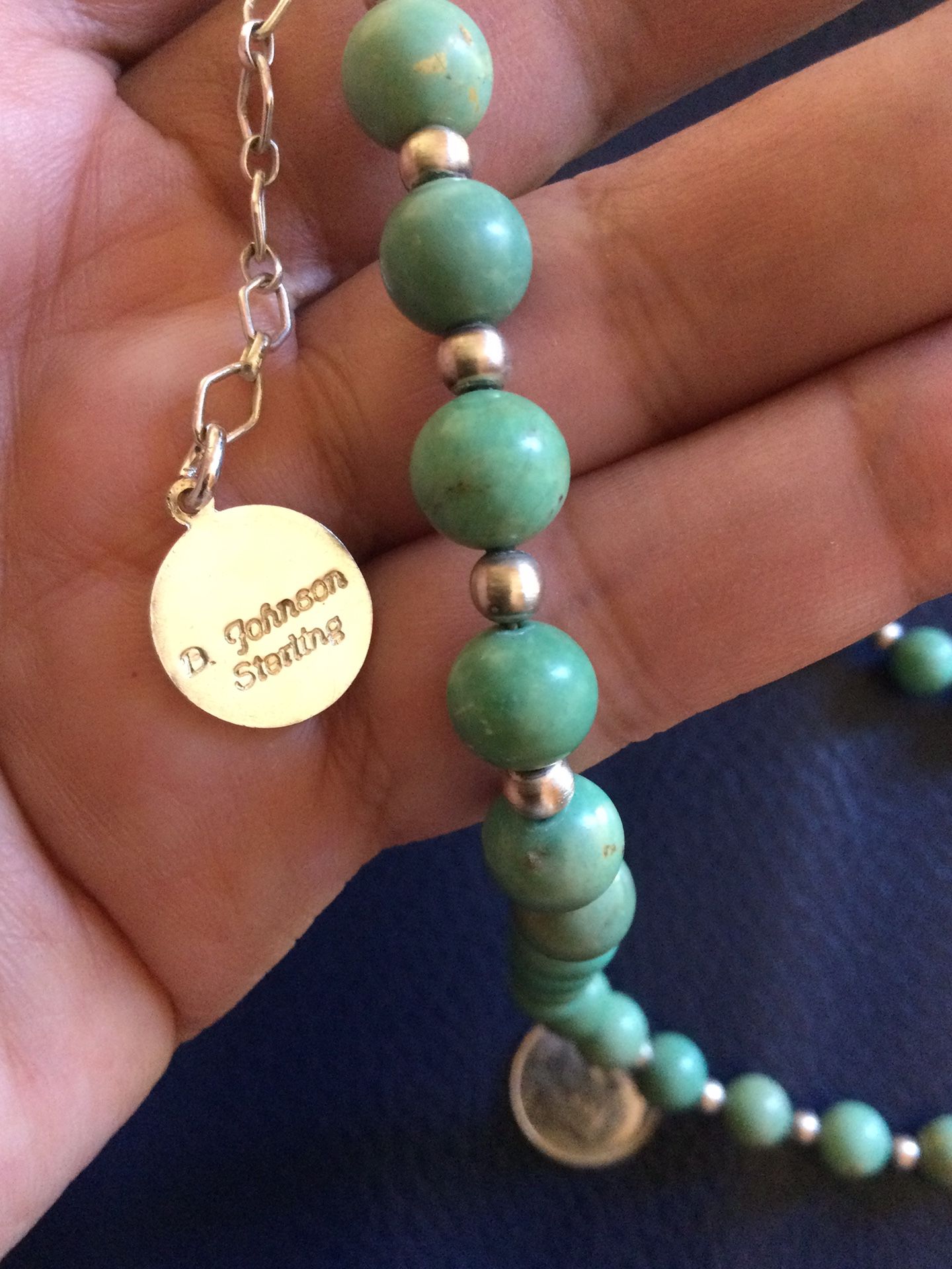 Navajo Turquoise 925 Sterling Silver 