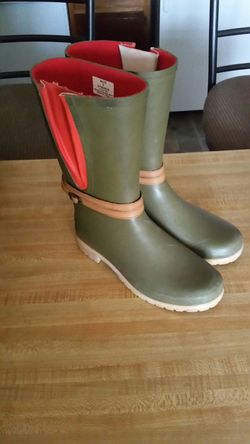 Lady rubber boots sz 8