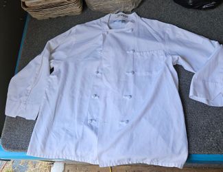 Aramark White Chef Coats Large - Multiple Available