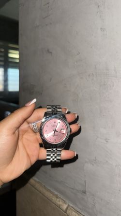 R O L E X Pink DateJust Oxystersteel