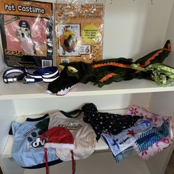 Pet clothes & Accessories (size small)