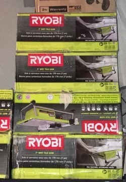 Ryobi 7 inch wet tile saw