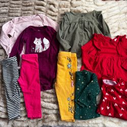 $5 baby girl clothing bundle sets