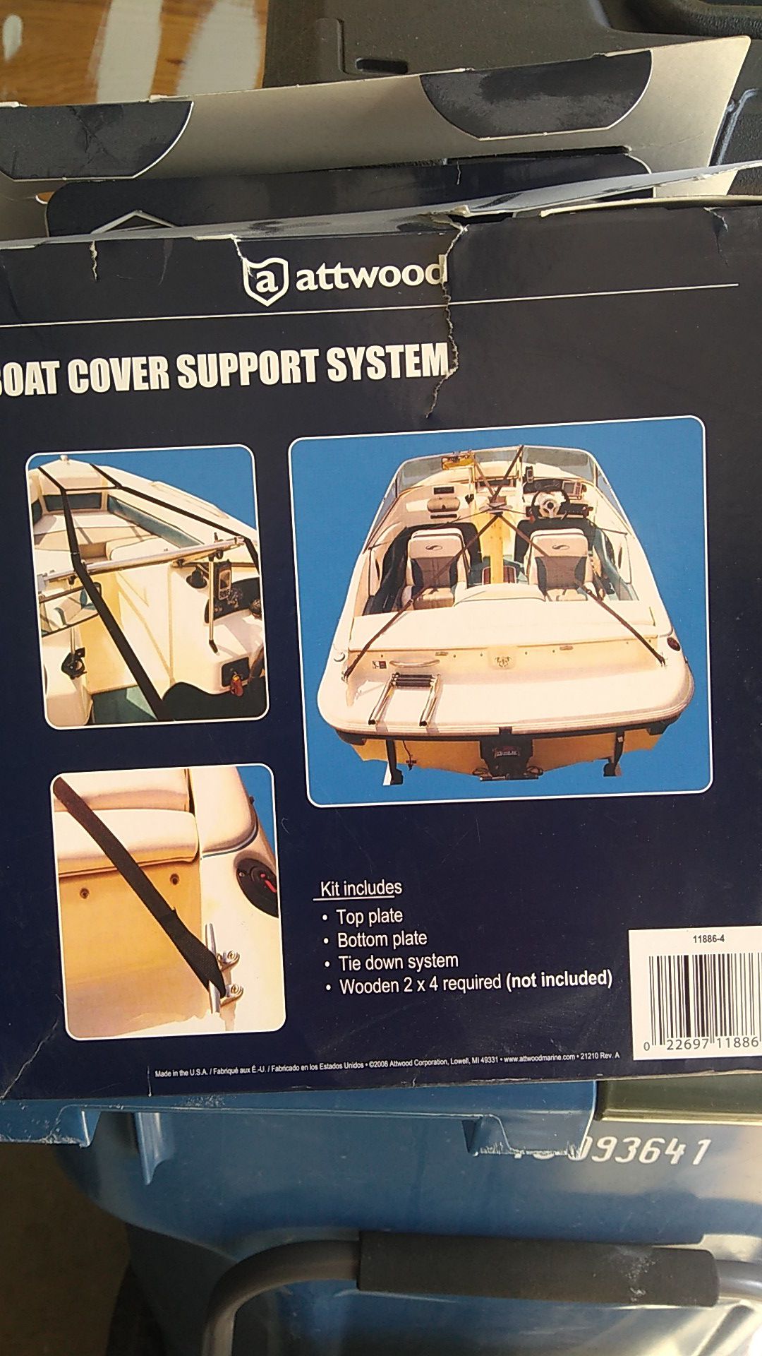 Attwood Boat Cover Support System