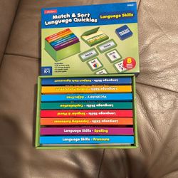 Lakeshore Match And Sort Language Quickies Language Skills 