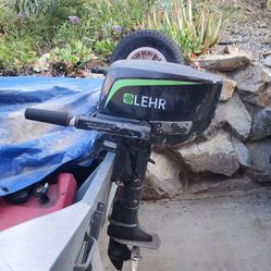 5hp Lehr Propane Outboard (Parts Motor)
