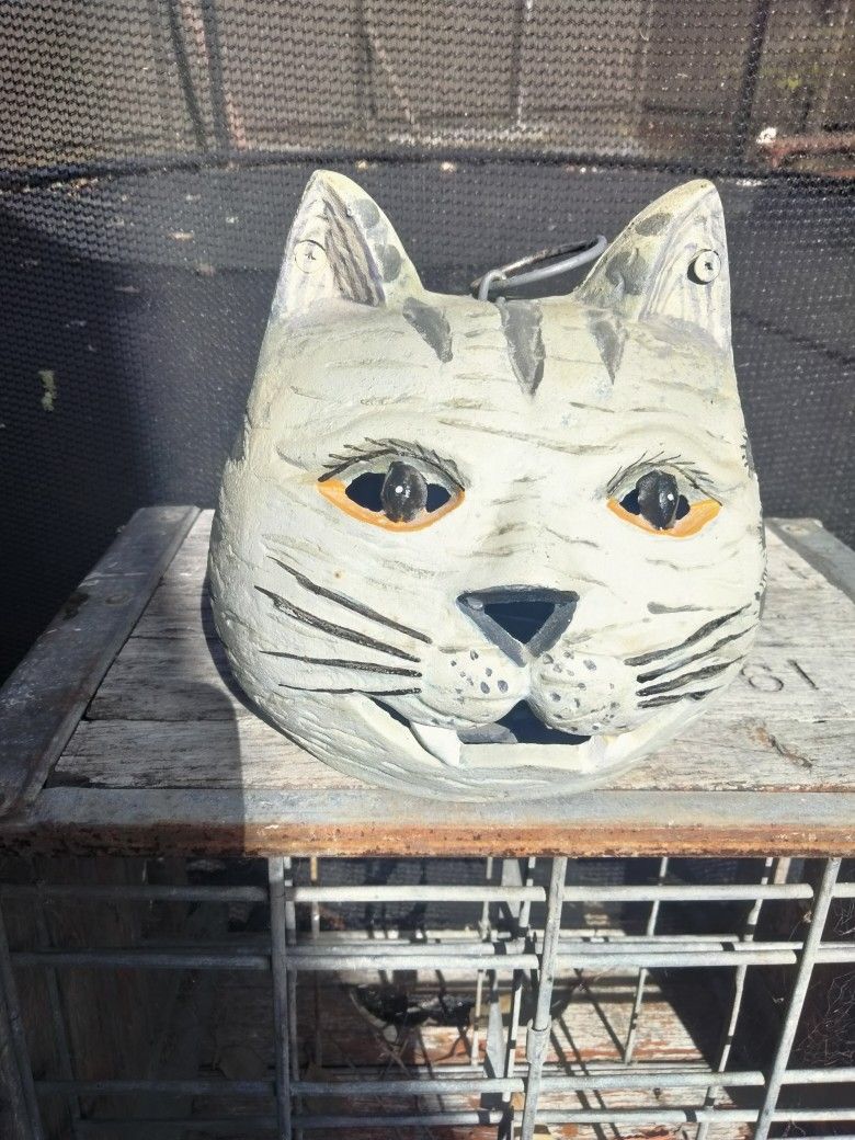 Cast Iron Halloween Candle Holder