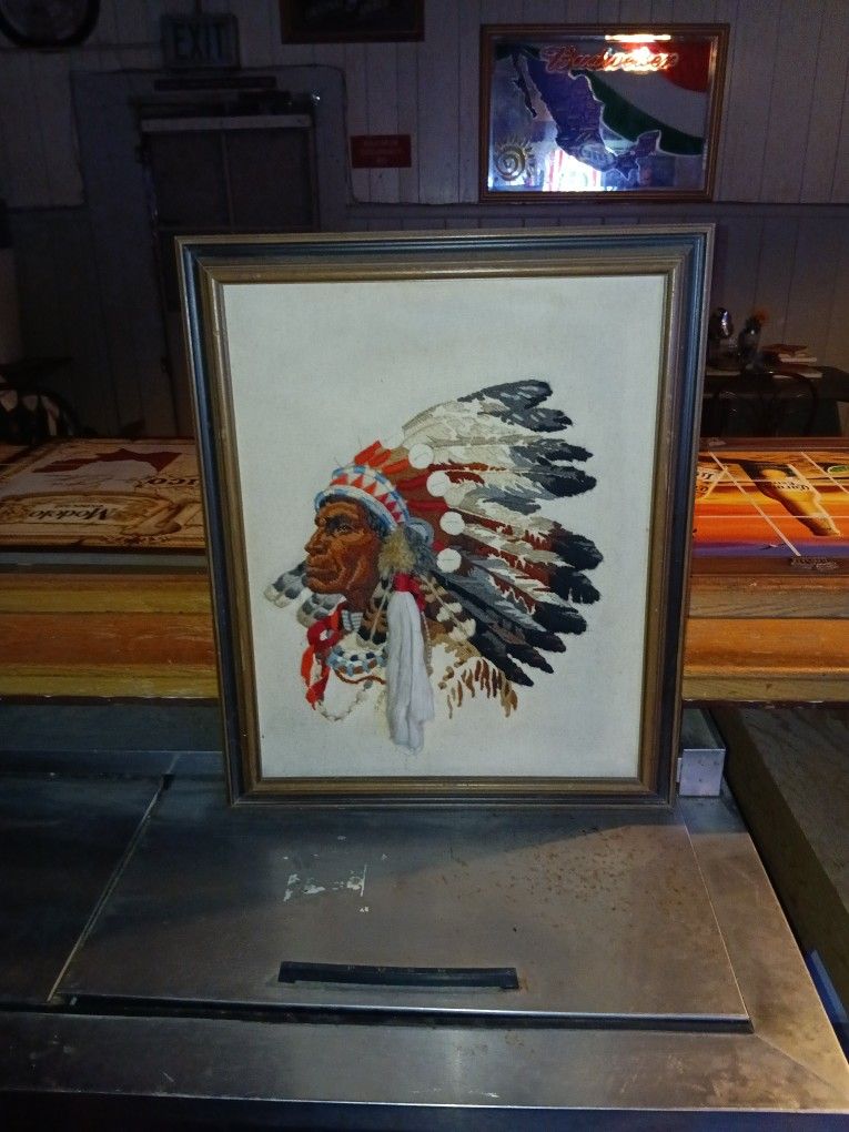 Vintage Wool Indian 