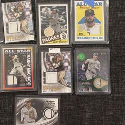 Manny Machado And Fernando Tatis Jr Patch Cards 