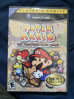 Paper Mario Thousand Year Door GameCube
