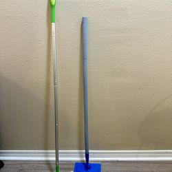 Pair Of Mopping Sticks