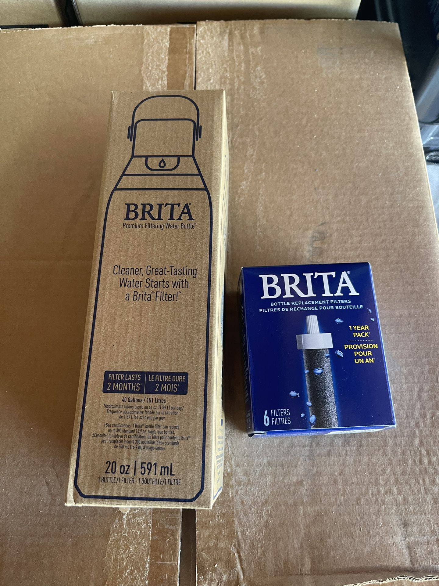 Brita 20 oz. Filtering Stainless Steel Water Bottle in Rose