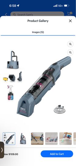 Shark stainforce cordless portable