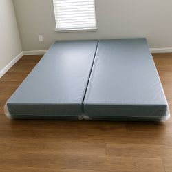King Box Spring | Heavy-Duty Wood & Steel Construction | Factory Sealed, Never Used | Low Profile & Standard | Delivery Available