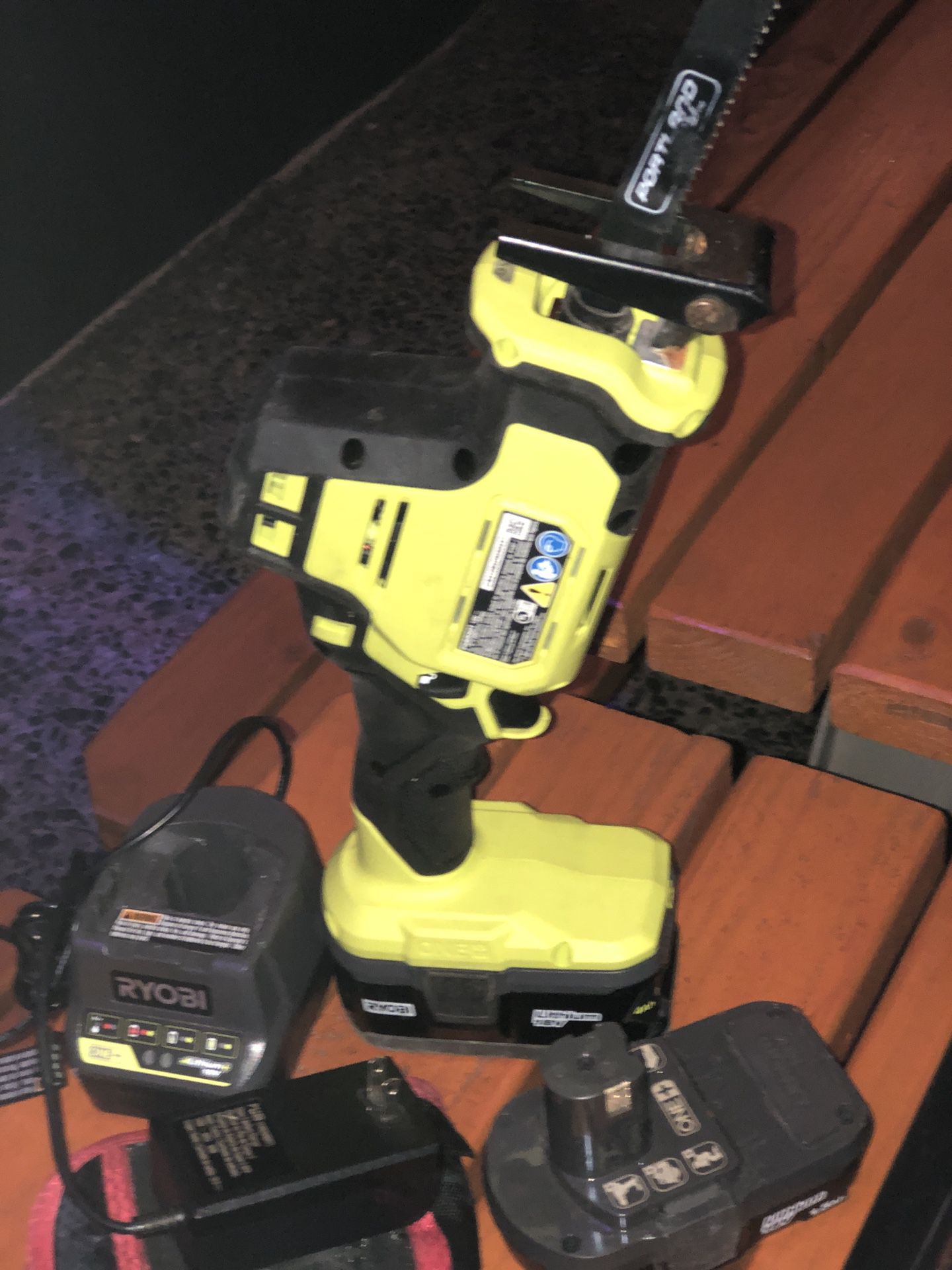 Compact Battery Powered Sawzall + Charger 