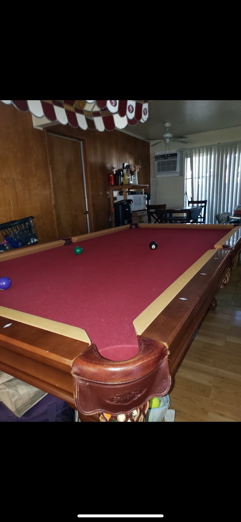 Slate Pool Table (49ers Colors)