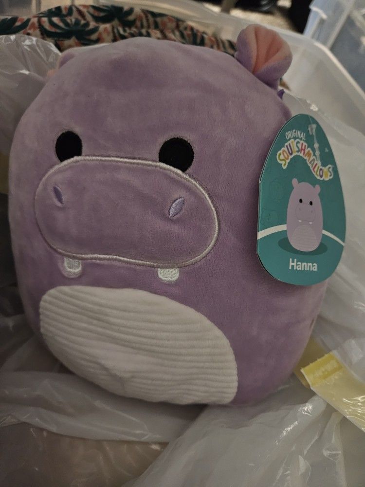 Squishmallows Hanna The Hippo 8" Plush