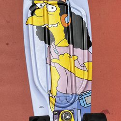 Simpsons Otto Penny Nickel Skateboard Complete Cruiser Purple 