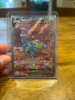 Machamp v alt art 172/189 Pokémon card DMG