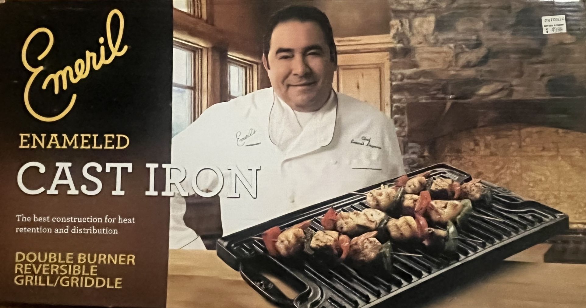 All Clad Emeril Lagasse cast iron grill BBQ, campfire, oven, stove for