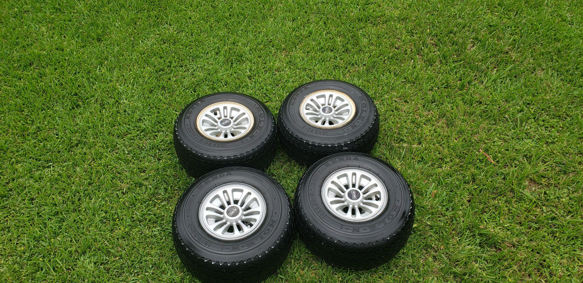 4 golf cart wheels and tires