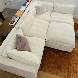 Kova L Shaped Couch With Ottoman 