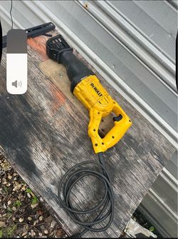 Dewalt corded sawsall.