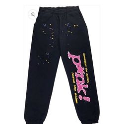 Sp5der P*nk Sweatpants 'Black'