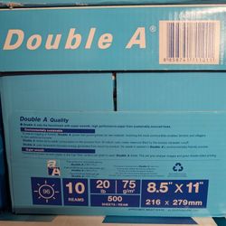 Double A A4 Printer Paper Box 