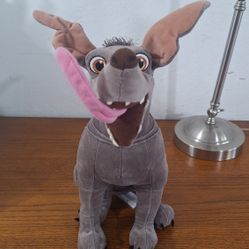 New! Dante Dog Coco Original Grey Gray Version 17" Plush Soft Stuffed Authentic - Poseable Tongue