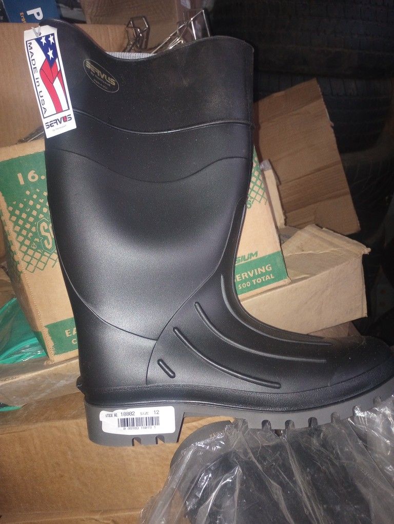 Waterproof Rubber Boots I have 2 11s and One 12...$30 Each...Perfect For Concrete.