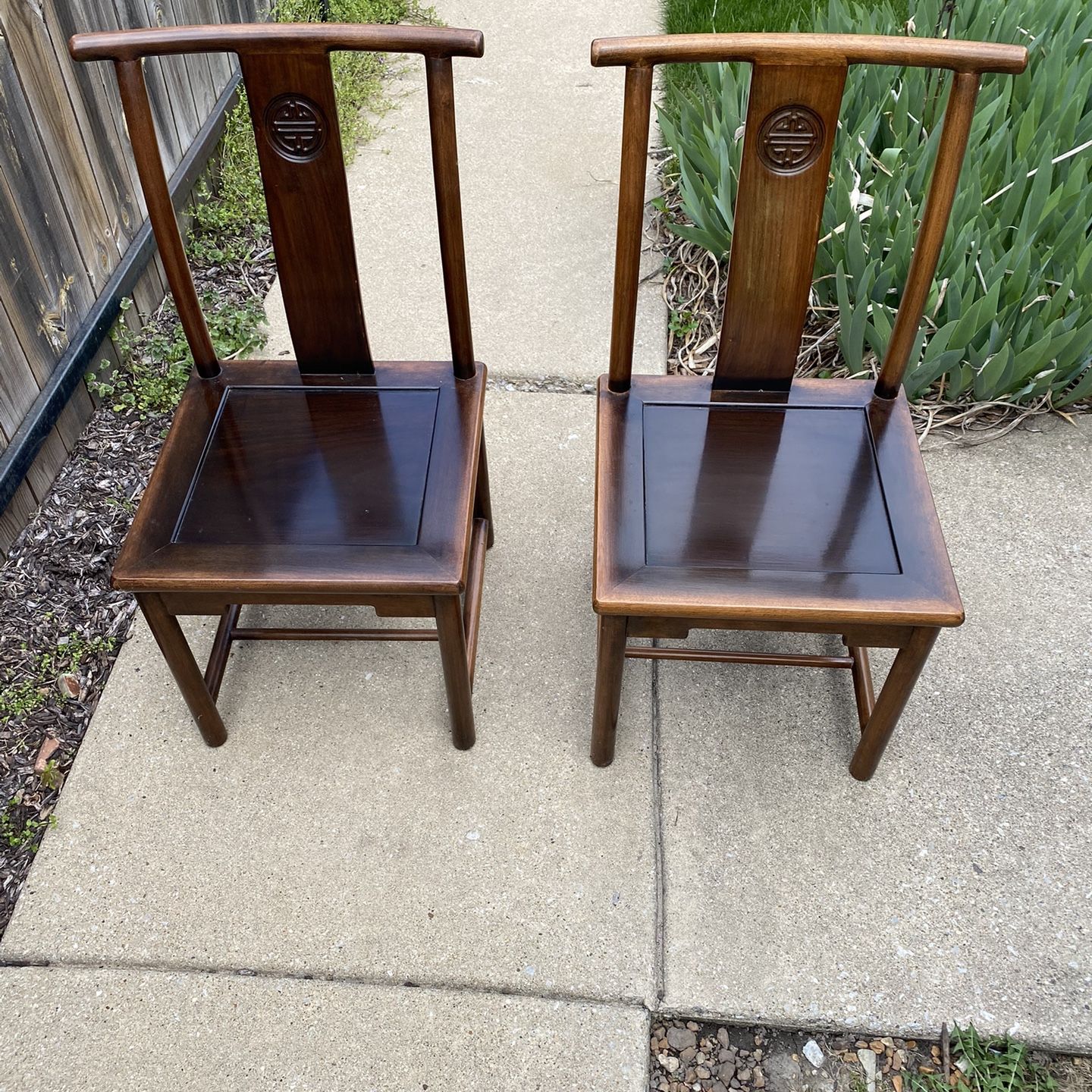 Chinese Ming  Style Dining Room Chairs 