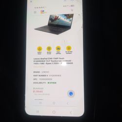 Lenovo Idea Pad S340-15api Touch