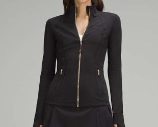 Gold Zipper Black Lululemon bbl jacket