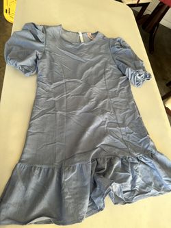 Maternity Blue Dress 