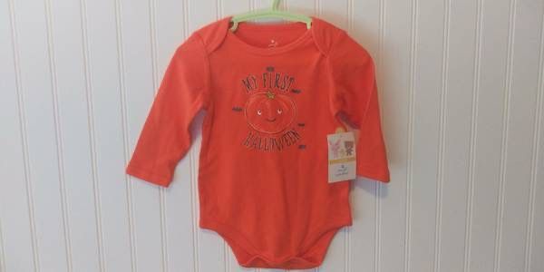 NWT Baby MY FIRST HALLOWEEN π BODYSUIT SIZE 3-6M
