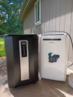 Two portable AC units.