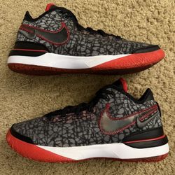 Size 11 (Pre owned, no box) - Nike Zoom LeBron NXXT Gen x FaZe Clan Bred 2023